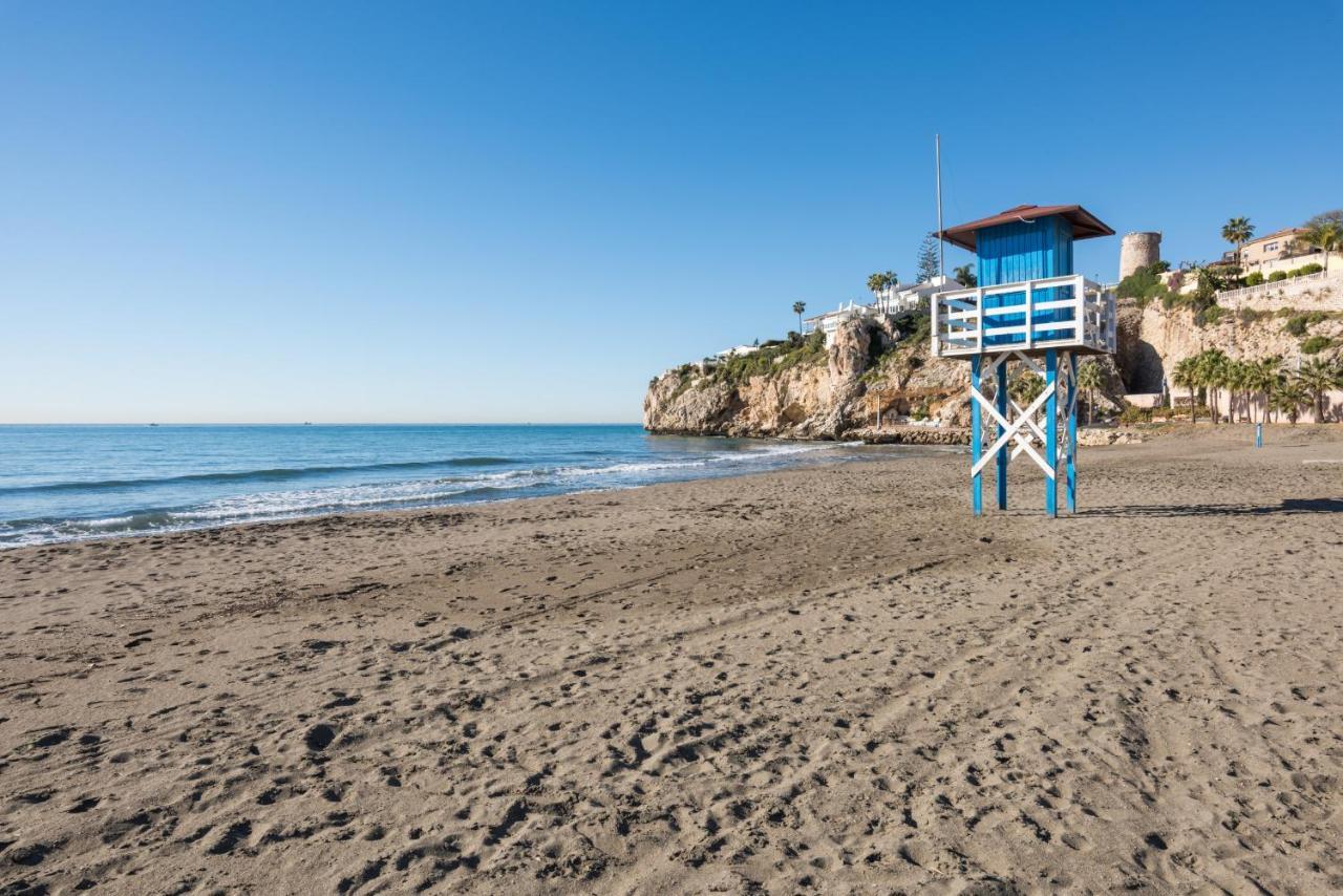 Wintowinrentals 1St Linea De Playa Vista Al Mar Y Piscina La Cala Del Moral Exterior photo
